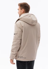 Ombre HOODED OM-JAHP-0128 - Vinterjacka - beige