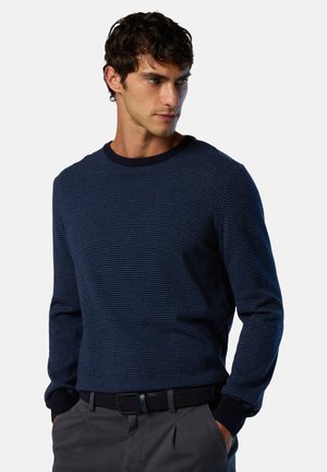 STRIPED - Maglione - dark blue