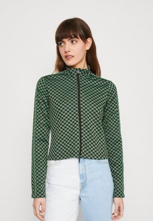 Weekday TAYLOR ZIP JACKET - Μπουφάν προπόνησης - green dark