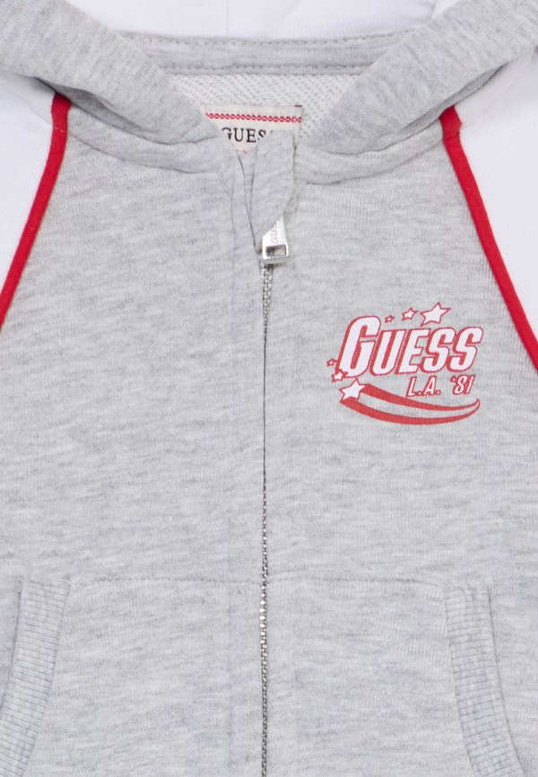 BABY HOODED ACTIVE SET - Zip-up sweatshirt - light stone heather4