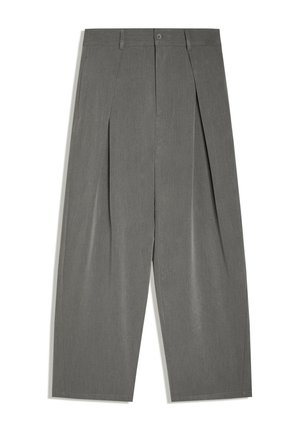 Bershka, TAILORED BAGGY - Pantalon classique - dark grey