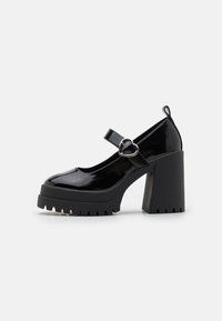 Even&Odd Wide Fit Lodičky na vysokém podpatku - black