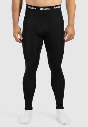 ZEYN COMPRESSION RUNNING PANTS SPORT FITNESS - Långkalsonger - schwarz