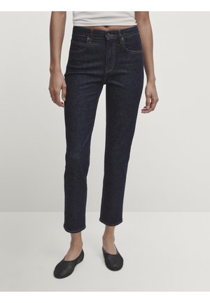 Massimo Dutti, Jean droit - dark blue