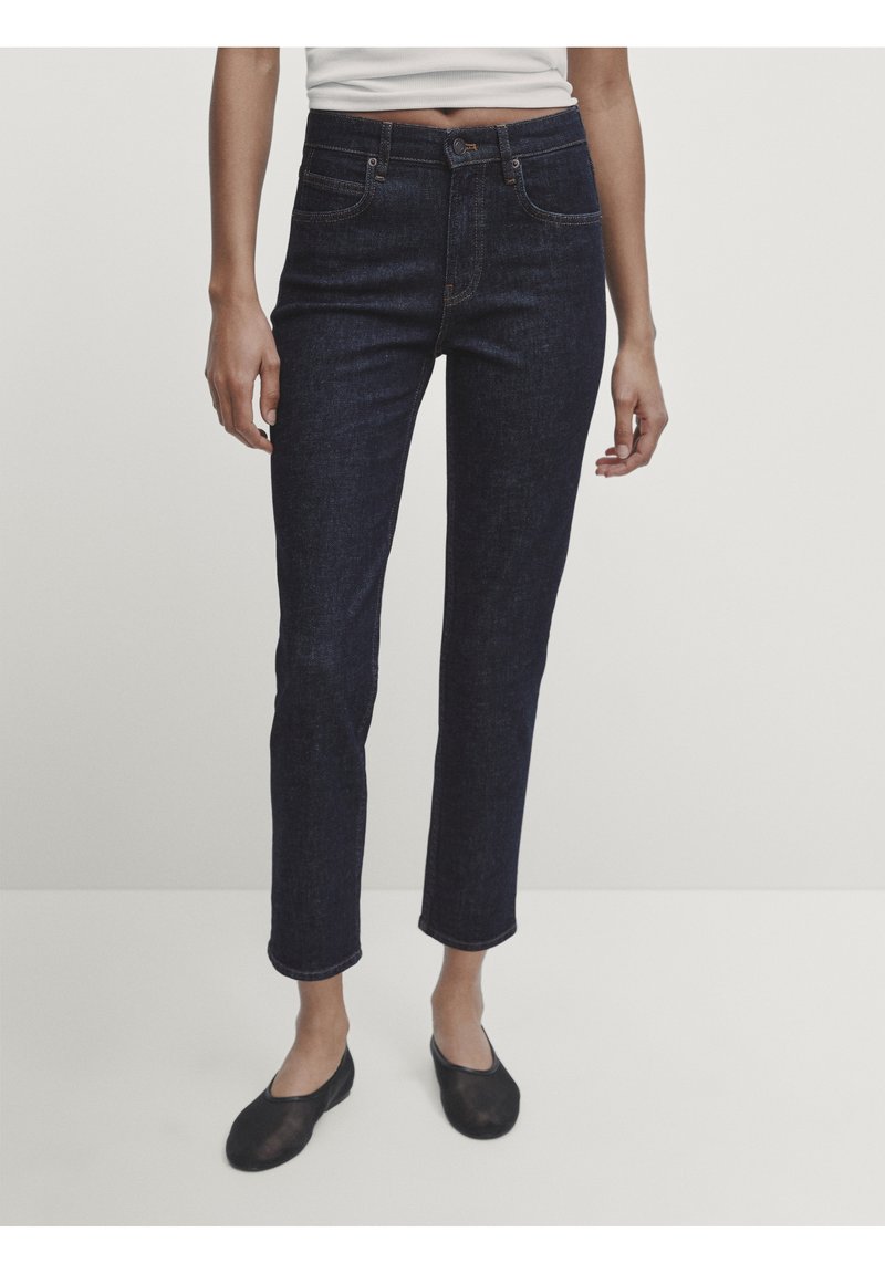 Massimo Dutti Jean droit - dark blue