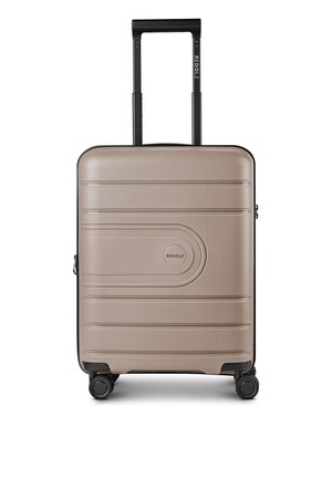 Redolz ESSENTIALS 11 4 ROLLEN KABINENTROLLEY 55 CM MIT DEHNFALTE UNISEX - Wheeled suitcase - taupe