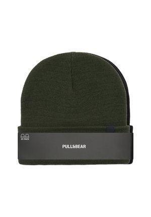 2 PACK - Beanie - mottled dark green