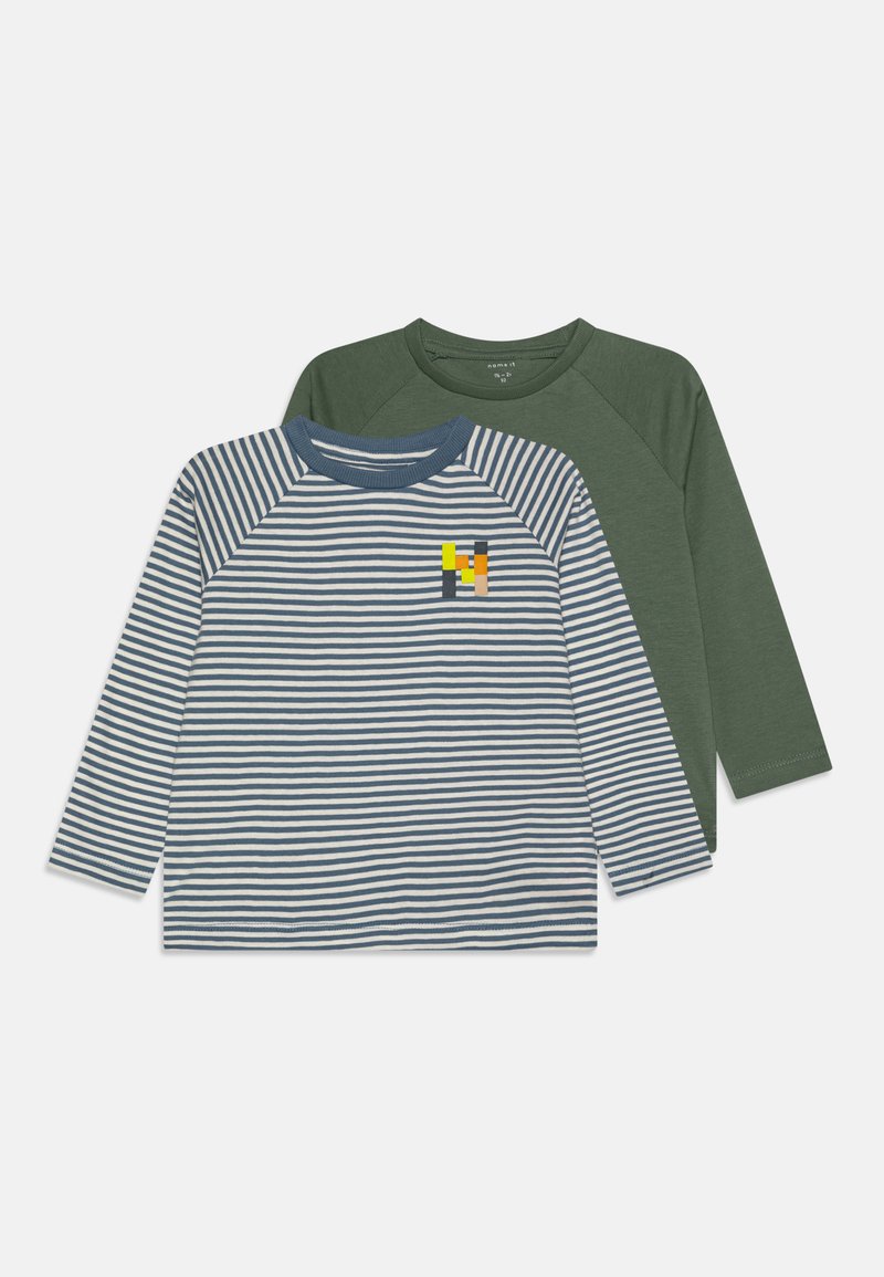 Name it NMMLIVANNO 2 PACK - Majica z dolgimi rokavi - laurel wreath/blue