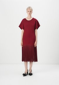 Replay FRINGED DRESS - Koktailové šaty/večierkov�é šaty - wine red