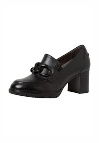 Tamaris COMFORT TROTTEUR - Platform heels - black nappa