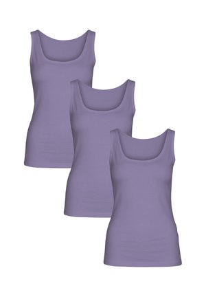 BASIC MAX TANK 3ER PACK - Hemd - violet