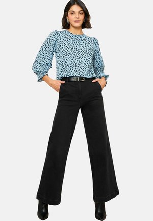 SLEEVE SHIRRED CUFF - Pusero - blue print