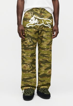 TIGER STRIPE PANTS - Παντελόνι cargo - green