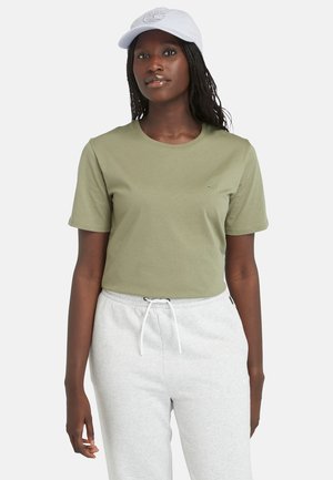 Timberland CORE EMBROIDERED TREE TEE - T-shirts basic - cassel earth