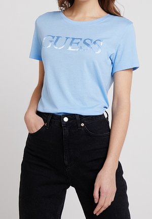 T-shirt print - light blue