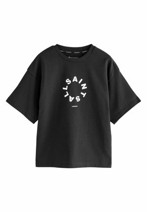 TIERRA CREW LOGO  - Nyomott mintás póló - black