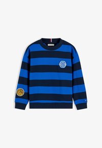 Non sélectionné, dark blue stripe