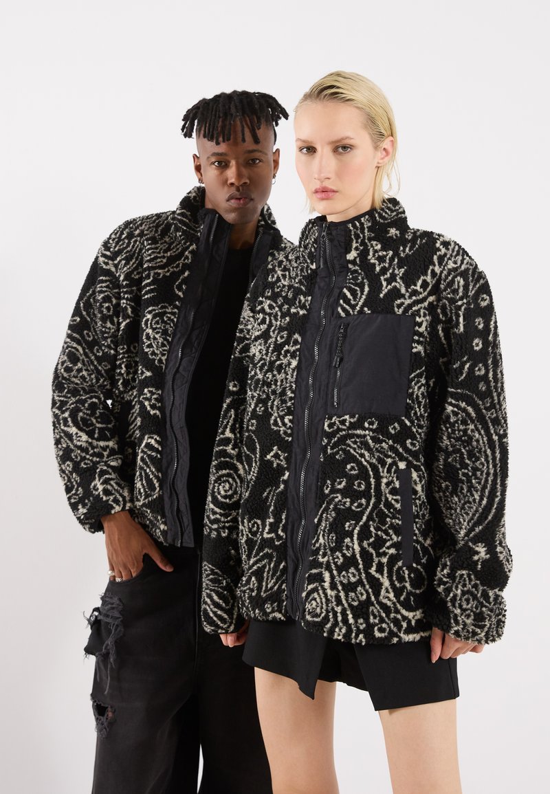 YOURTURN UNISEX - Fleecetakki - black