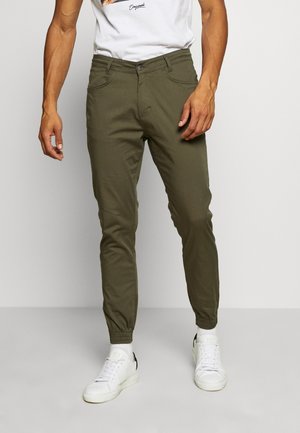 NAUTICAL TROUSERS - Kangashousut - green