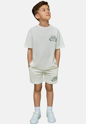 REISS SMILEYWORLD | REISS OVERSIZE T-SHIRT - Print T-shirt - white
