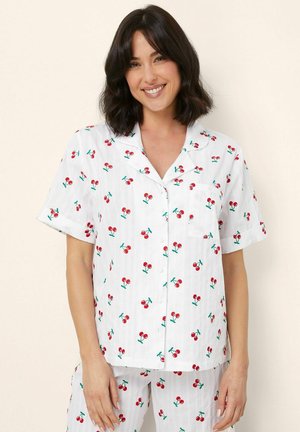Yamamay Bluză de pijama - white with print