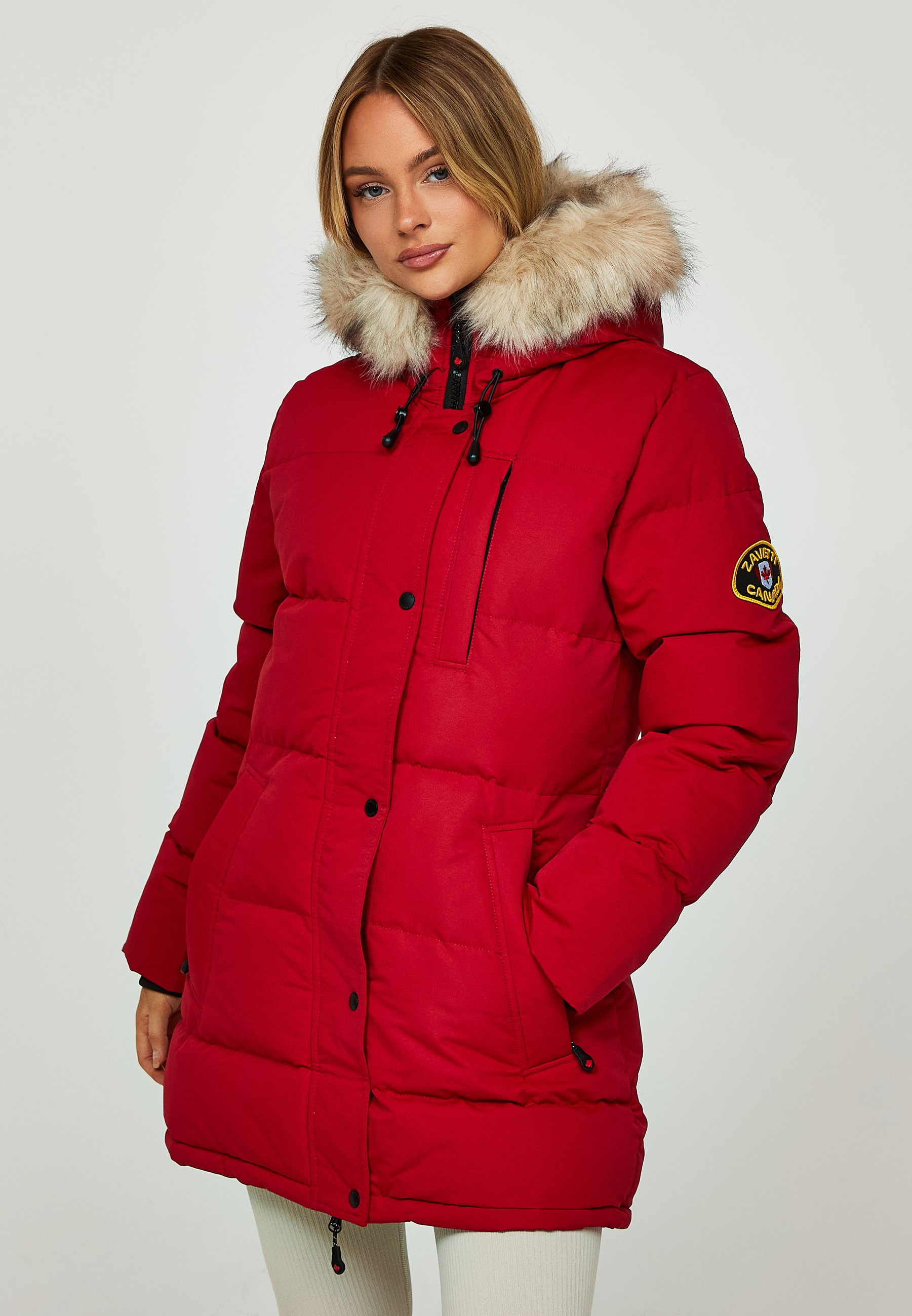 Shopoholic Giacca Felpa Con Cappuccio Asimmetrica Donna 'Mezzo Sole' - Rosso Misto Taglia L, Cotone Fatto A Mano Nepal