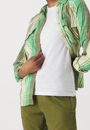 Button-down blouse - green