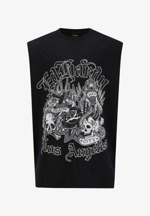Ed Hardy DON ED MONTAGE SLEEVELESS - Top - black
