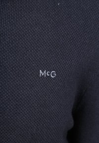 McGregor HALF ZIP STRUCTURE - Strickpullover - navy