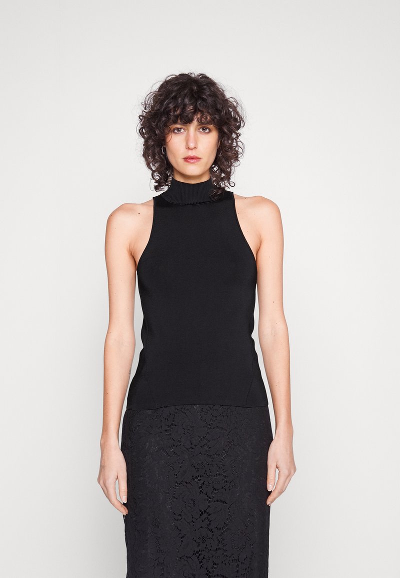 Banana Republic HIGH NECK FITTED Jumper black/black Zalando.ie