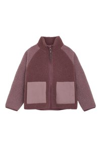 EN FANT TEDDY - Fleecejacka - roan rouge