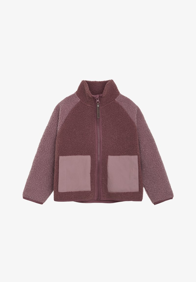 EN FANT TEDDY - Fleecejacke - roan rouge