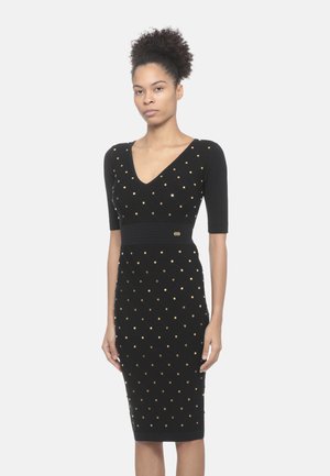 CON BORCHIE - Tubino - nero