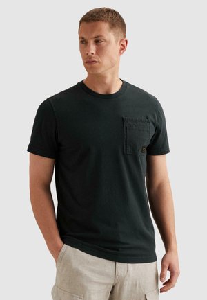 PME Legend, PME LEGEND - T-SHIRT WITH CARGO CHEST POCKET -  - - Osnovna majica kratkih rukava - carbon