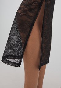 Noisy May NMCAROTA LACE LONG SLIT  - Cocktail φόρεμα / Φόρεμα για πάρτι - black