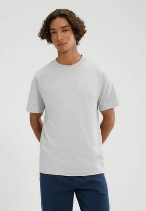 ACCIANO - T-Shirt basic - light grey marl
