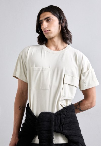 MM6 Maison Margiela Print T-shirt - chalk