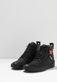 Diesel S-DVELOWS MID - Kõrge servaga tossud - black