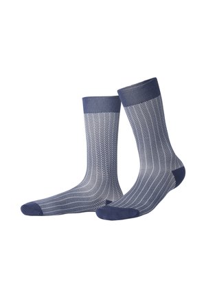 SOFT KOMPRESSION ALLDAY HERRINGBONE - Socken - marine