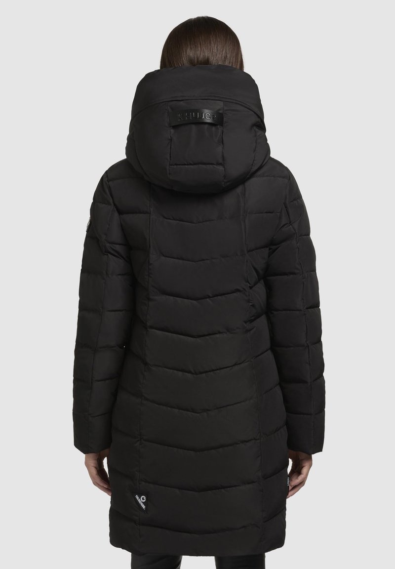Khujo Darka2 - Cappotto Invernale Trapuntato Da Donna Con Cappuccio, Colore Nero - 2