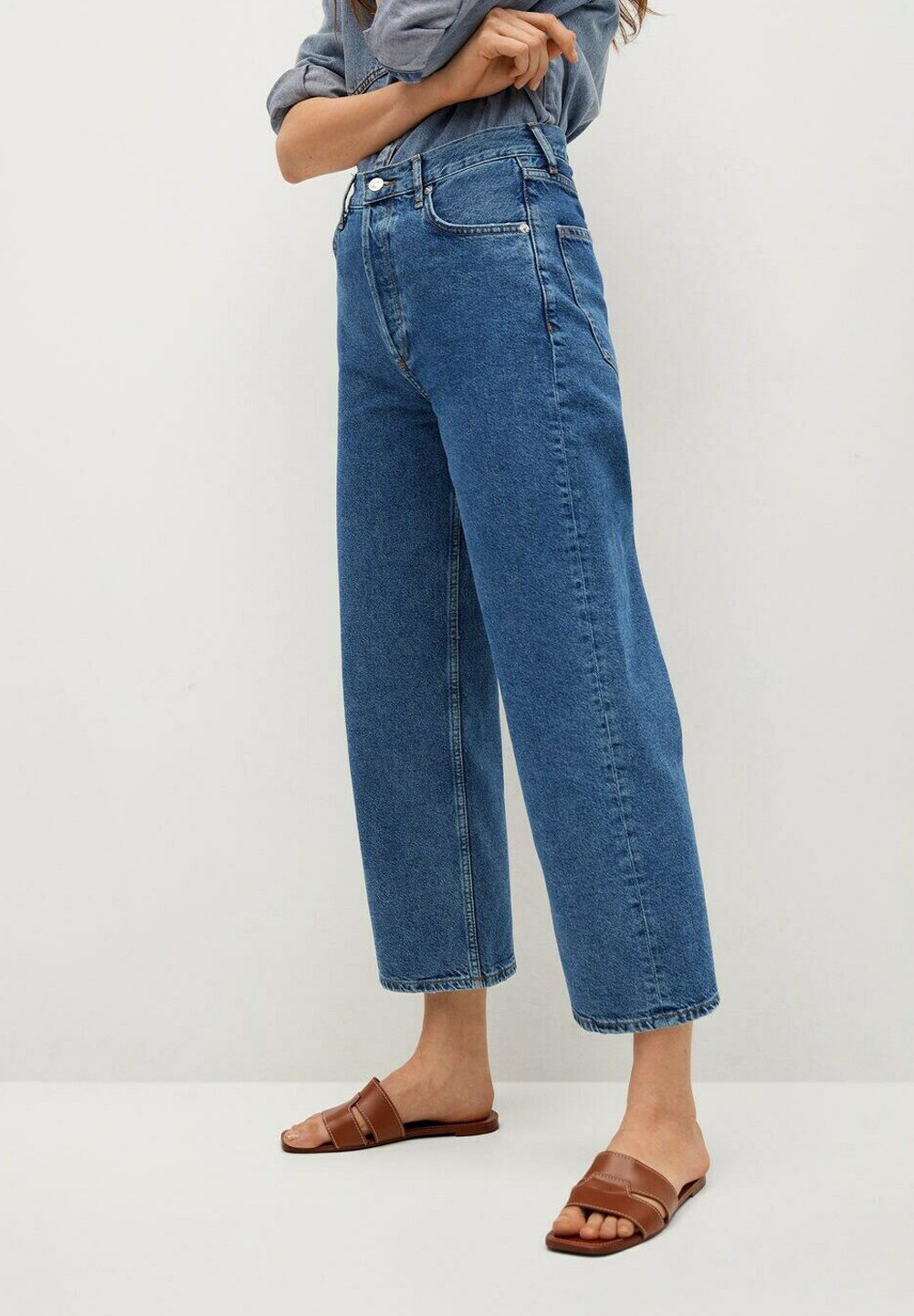 Mango GABRIELA - Flared Jeans - donkerblauw/dark blue - Zalando.co.uk
