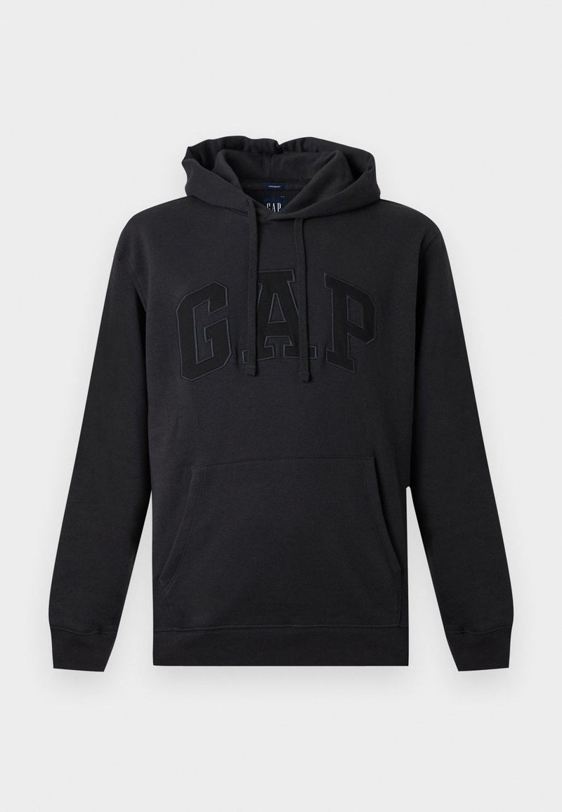 GAP CORE ARCH - Sweat à capuche - black/noir - ZALANDO.FR