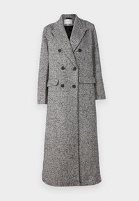 YASPETRO LONG COAT - Klasický kabát - black/white/grey