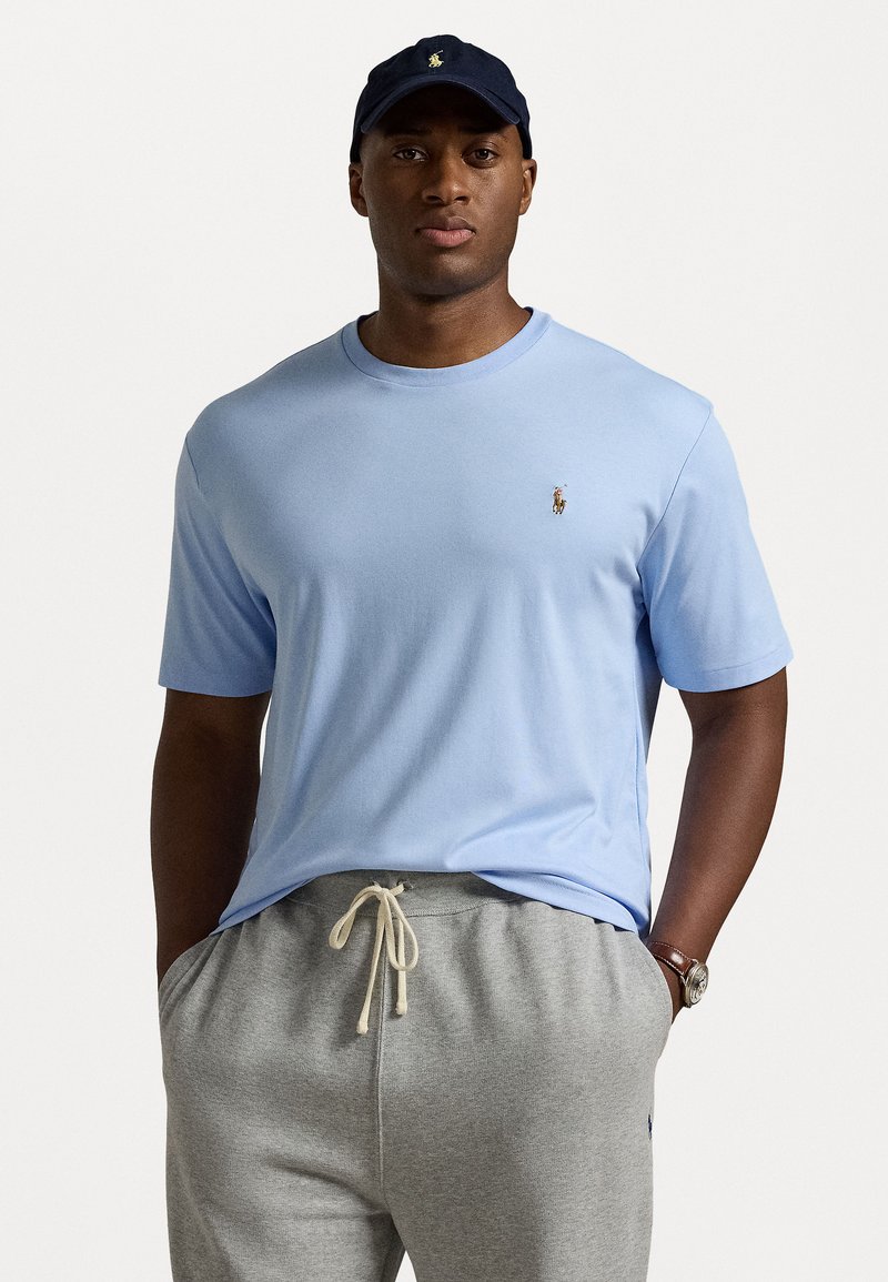 Polo Ralph Lauren Big & Tall SOFT COTTON CREWNECK T-SHIRT - Paprasti marškinėliai - vessel blue
