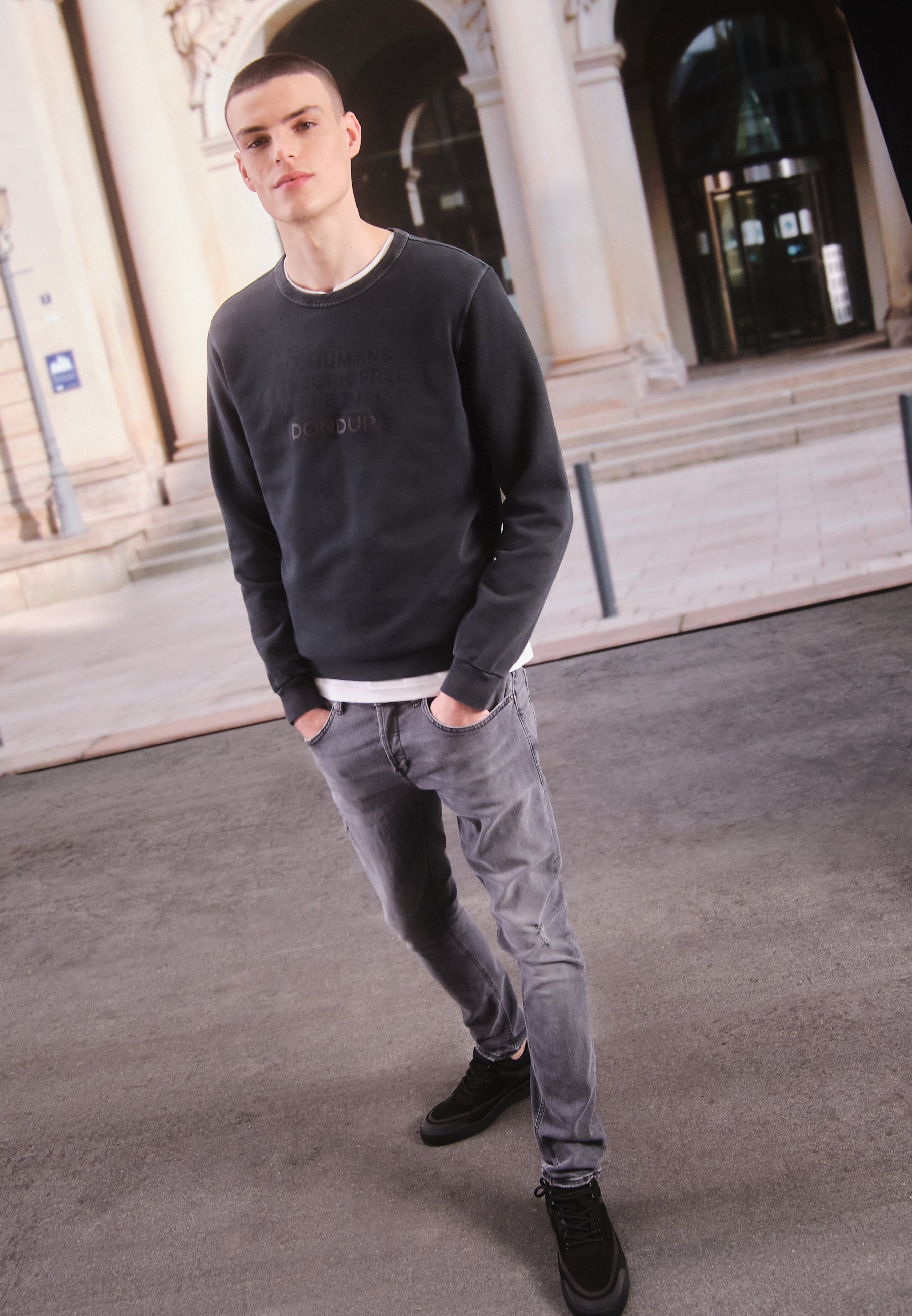 Dondup PANTALONE GEORGE - Jeans Skinny Fit - black/nero - Zalando.it