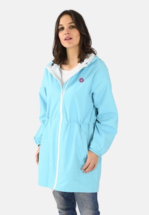Veste imperméable - turquoise