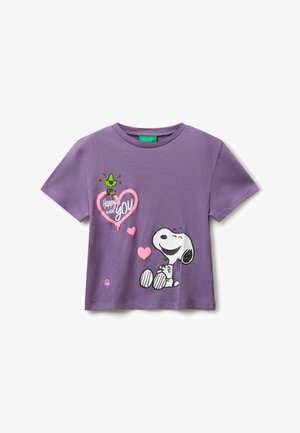 United Colors of Benetton, PEANUTS, liliowy
