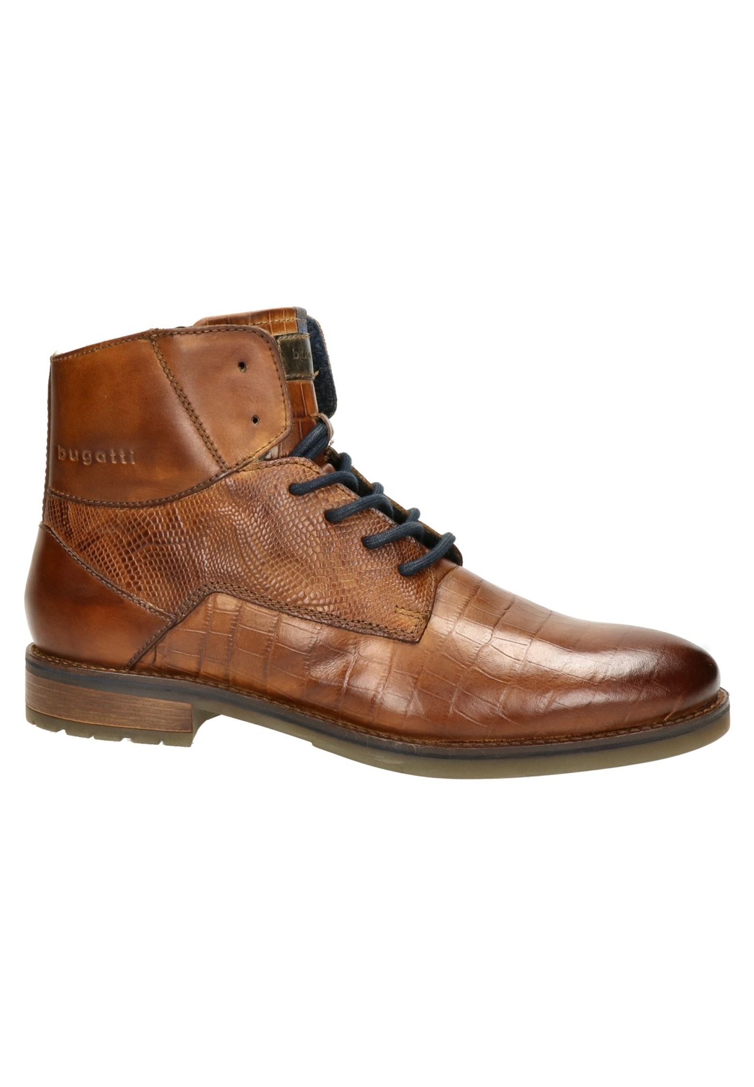 Bugatti HEREN - Veterboots - cognac/Cognac - Zalando.nl