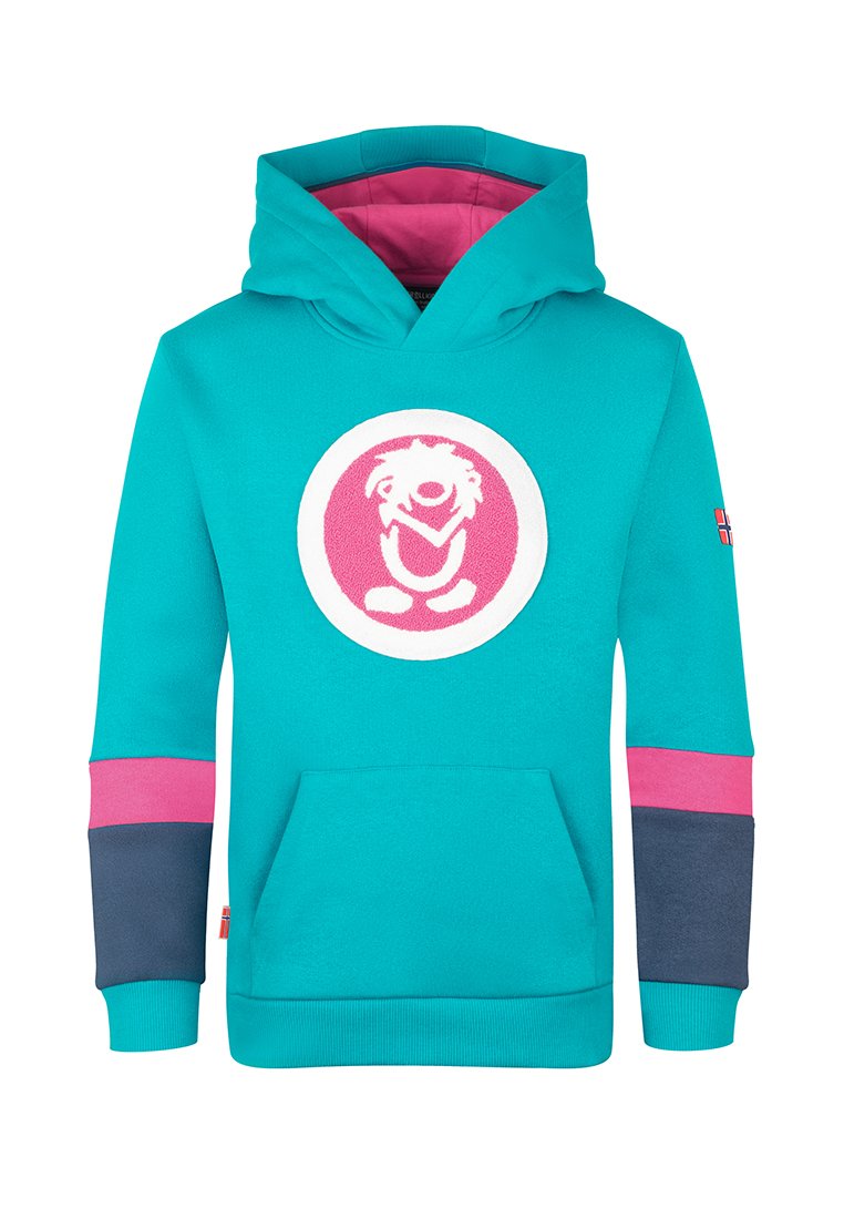Trollkids Hoodie turquoise