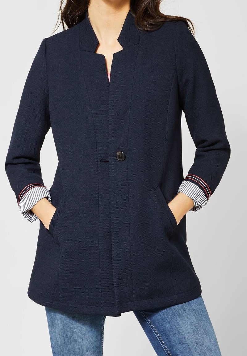 Street One Krátký kabát - dark blue